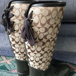 Coach Rain Boots